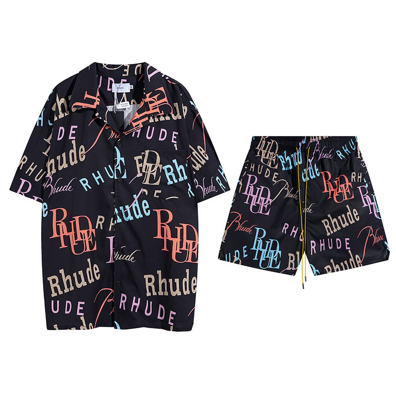 Rhude T Shirt Casual Short Sleeve Shirt