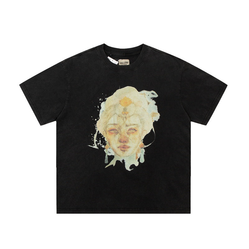 Gallery Dept T Shitrs Vintage Print Short Sleeves plus Size Men