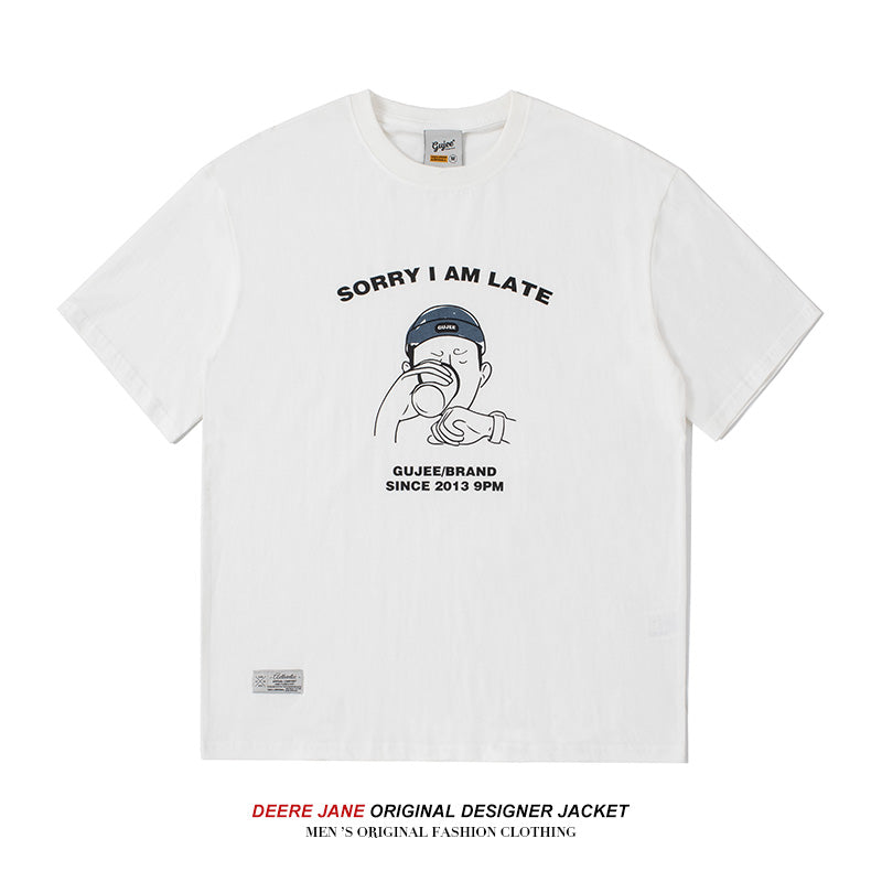 Men's T-Shirts Summer Short-Sleeved T-shirt Men's Loose
