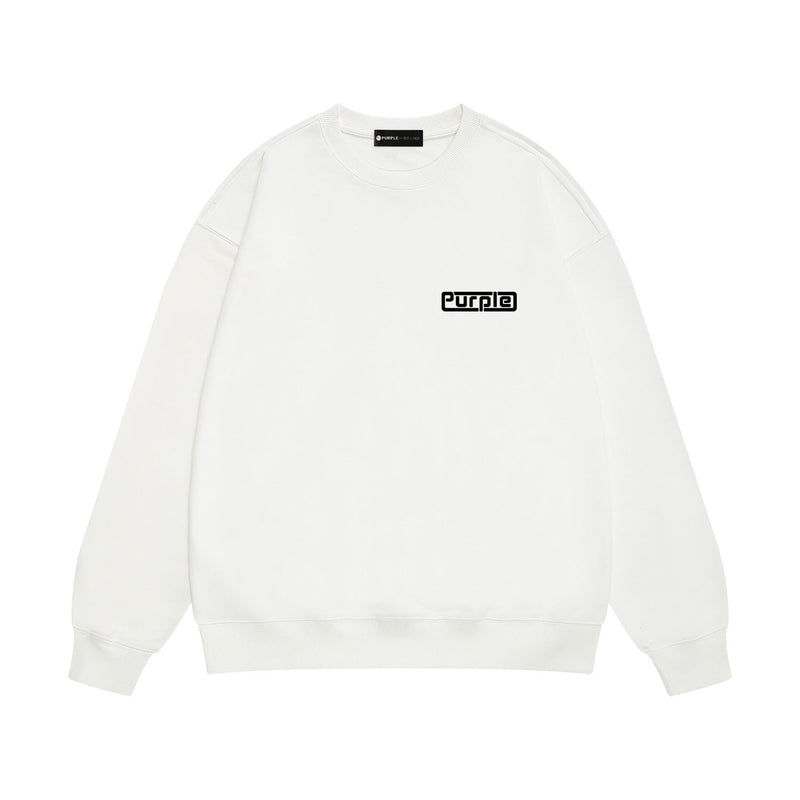 Purple Brand Sweatshirt Loose Crew Neck Sweater
