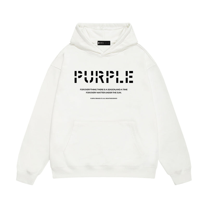 Purple Brand Hoodie Fashion Loose Hooded Sweater