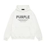 Purple Brand Hoodie Fashion Loose Hooded Sweater