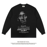 Nba Long Sleeve Shirt Cotton round Neck Men and Women
