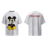 Mens Vintage T-Shirts Rift Print Cartoon