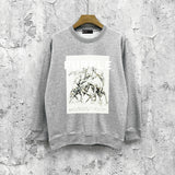 Purple Brand Sweatshirt Loose Crew Neck Sweater