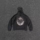 Mens Vintage T-Shirts vintage wash water make old hooded sweater loose hoodie
