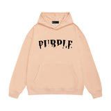 Purple Brand Hoodie Fashion Loose Hooded Sweater