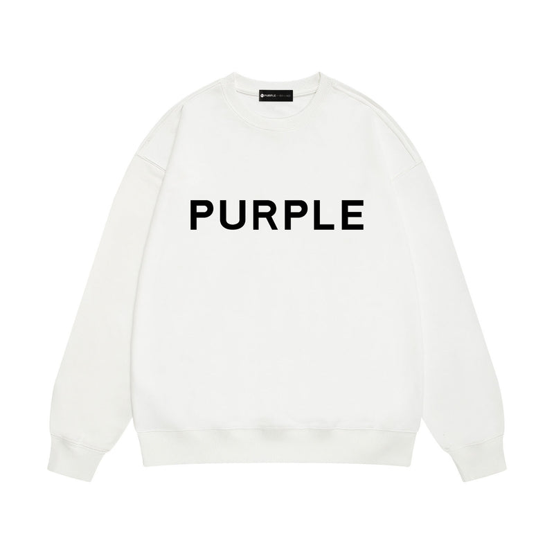 Purple Brand Sweatshirt Loose Crew Neck Sweater