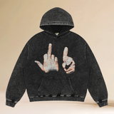 Asap Rocky Hoodie print men's and women's autumn and winter sweater VINTAGE washed and old