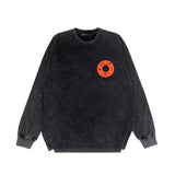 Purple Brand Distressed Long Sleeve Shirt Fashion Distressed Loose Long-sleeved Top