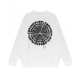 Purple Brand Long Sleeve T-Shirt Fashion Loose Long Sleeve Top
