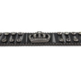 Hip-hop punk rhinestone belt rhinestone crown
