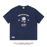 Men T-shirt Summer Cotton Short Sleeve T-shirt Men's Loose