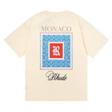 Rhude T Shirt Moroccan Micro Printed Short Sleeve T-Shirt