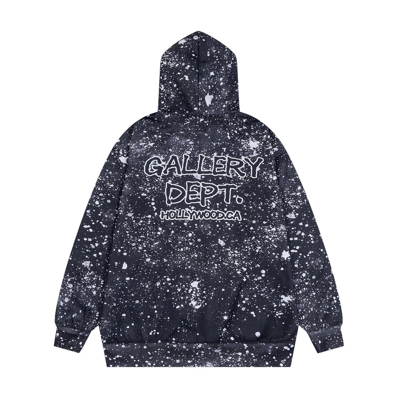 Gallery Dept Hoodie Loose Casual Starry Sky Hoodie