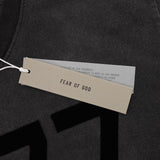 Fog Essentials T Shirts Spring Summer FOG Wash 1977 Flocking Letter Short Sleeves