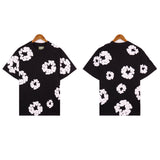 Denim Tears T Shirts Kapok Puff Print Short Sleeve T-shirt