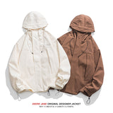 Men Jacket Hoodie Men's Spring Loose Jacket Coat