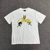 Corteiz T Shirt Short Sleeve Letter Flower
