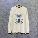 Purple Brand Long Sleeve T-Shirt Fashion Loose Long Sleeve Top