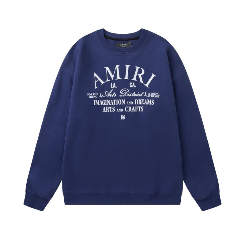Amiri Sweatshirt Autumn/Winter AMI Letter Logo Printed Crew Neck Sweater
