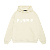 Purple Brand Hoodie Fashion Loose Hooded Sweater