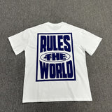 Corteiz T Shirt Short Sleeve Letter Flower