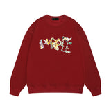 Purple Brand Sweatshirt Loose Crew Neck Sweater