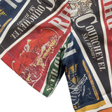 Rhude T Shirt Cartoon Graffiti Letter Casual Short Sleeve Shirt Shorts