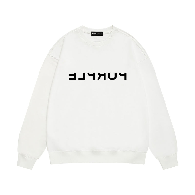 Purple Brand Sweatshirt Loose Crew Neck Sweater