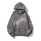 Kanye West Sunday Service Hoodie Eu Heart Vintage Distressed Puff Print Logo Hooded Sweater