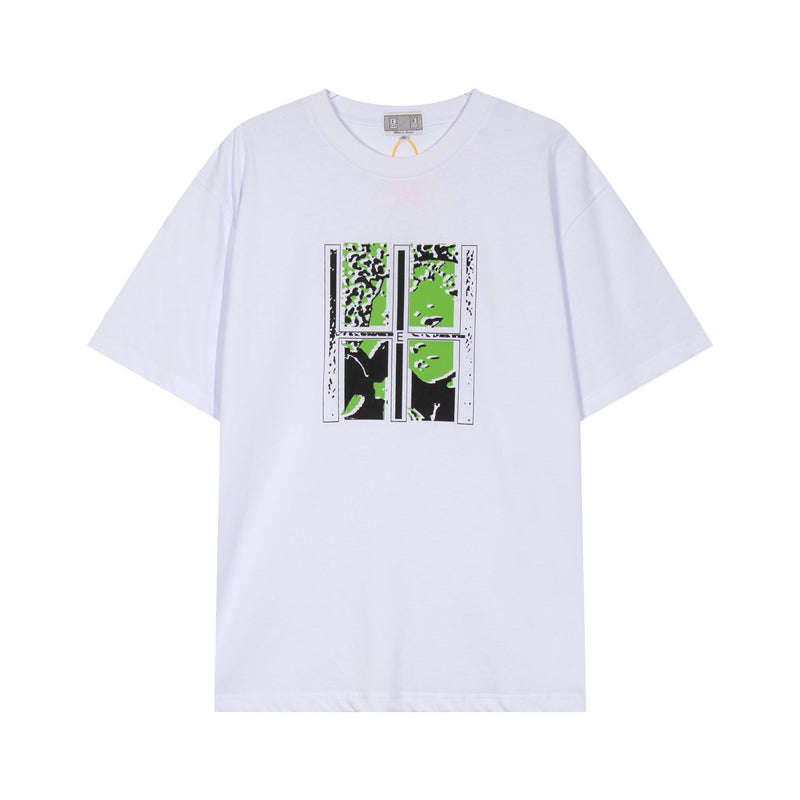 C.e t shirts abstract pattern printing short sleeve men and women
