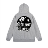 Stussy Hoodie Zip Cardigan Hooded Sweater