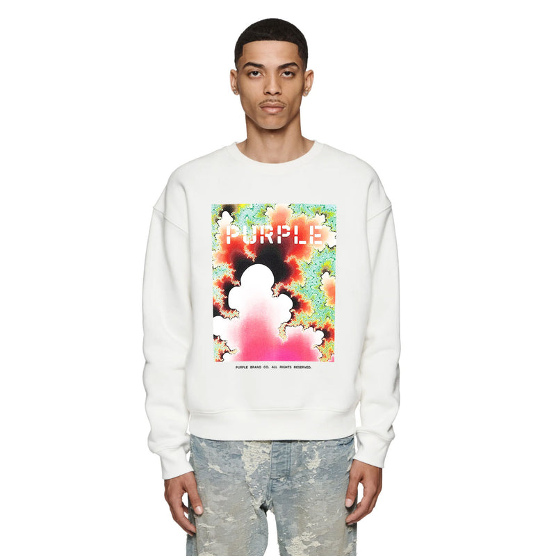 Purple Brand Sweatshirt Loose Crew Neck Sweater
