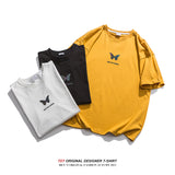 Men T-Shirts Loose Solid Color Short Sleeve T-shirt Men Summer Half Sleeve