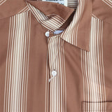 GUILTYPARTIES TIGER Shirts checked striped Hawaiian long-sleeved shirt