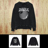 Purple Brand Distressed Sweatshirt Retro Vintage Crew Neck Sweater