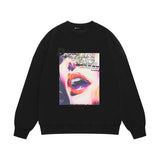 Purple Brand Sweatshirt Loose Crew Neck Sweater