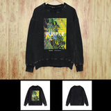Purple Brand Distressed Sweatshirt Retro Vintage Crew Neck Sweater