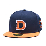 Trendy flat brimmed hat letter sunshade