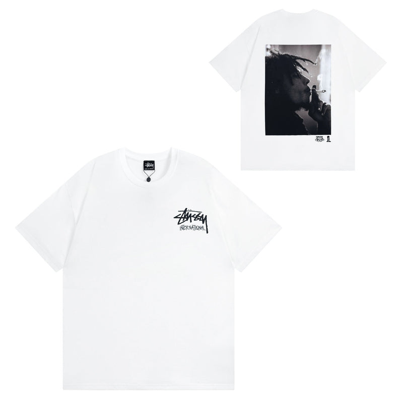 Stussy T Shirts Casual Versatile Loose T Shirts Couple