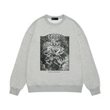 Purple Brand Sweatshirt Loose Crew Neck Sweater
