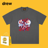Drew T Shirts Cotton Short Sleeve Short Sleeve T-shirt Loose
