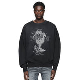 Purple Brand Sweatshirt Loose Crew Neck Sweater