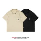 Men T-Shirts Polo Shirt Men's Short-Sleeved T-shirt Summer Couple Loose Casual