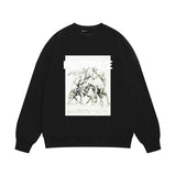 Purple Brand Sweatshirt Loose Crew Neck Sweater