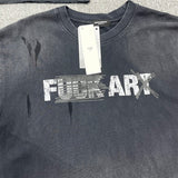 Mens Vintage T-Shirts FARFROMWHAT Washed and Old Splashed Lnk T-shirts