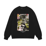 Purple Brand Sweatshirt Loose Crew Neck Sweater