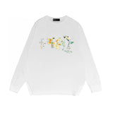 Purple Brand Long Sleeve T-Shirt Fashion Loose Long Sleeve Top