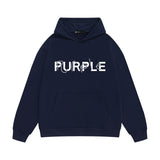 Purple Brand Hoodie Fashion Loose Hooded Sweater